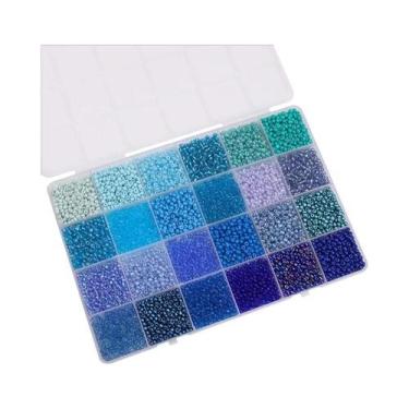 Imagem de Kit De Miçangas DIY Com 24 Compartimentos E 5200 Peças Para Pulseiras,