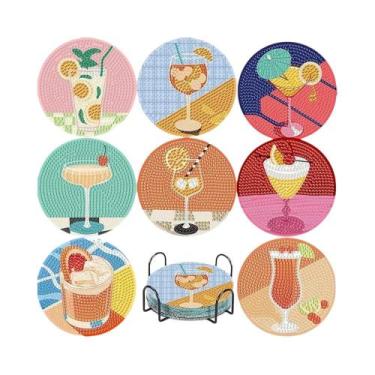 Imagem de Kit De Pintura Diamante Oceano DIY Para Iniciantes Adultos - 8 Peças C