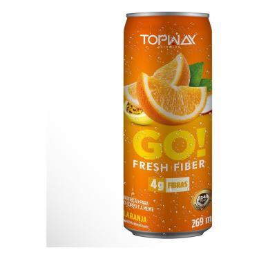 Imagem de Go fresh fiber refrigerante prebiótico laranja lata 269ml-Unissex