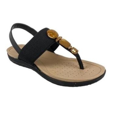 Imagem de Sandália Modare Baixa Ultraconfortável Com Pedrarias-Feminino