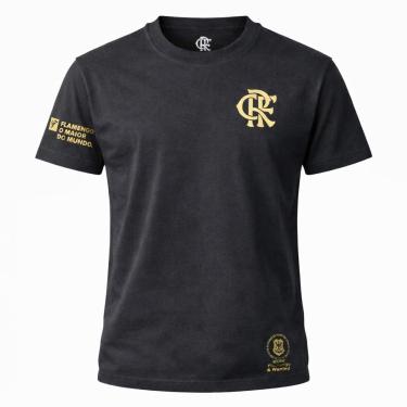 Imagem de Camisa Flamengo Símbolo World Champion Preto - Masculino-Masculino