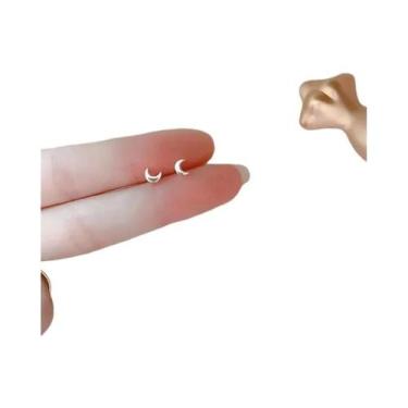 Imagem de Brincos De Coração E Estrela Mini Hipoalergênicos Para Mulheres, Joias