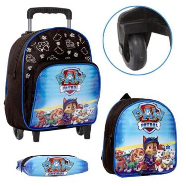 Imagem de Mochila Criança Patrulha Canina Passeio Rodinha Reforçada - TOYS 2U