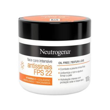Imagem de Hidratante Facial Neutrogena Face Care Antissinais Dia FPS 22 - 100g, 