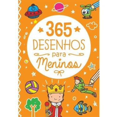 Imagem de Livro de colorir 365 desenhos para meninos - pé da letra