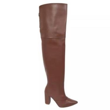 Imagem de 1822FPE-Bota Feminina Over 2 em 1 Salto Alto Grosso Floater-Feminino