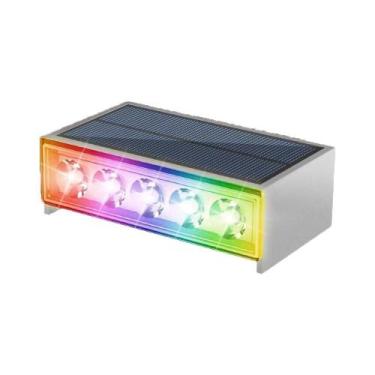 Imagem de Luz Solar RGB Para Escadas Externa IP65 À Prova d'Água Com Mudança De 