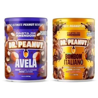 Imagem de Kit 2 Pasta de amendoim Dr Peanut 250g Sabores Zero Açucares Sem Glúte