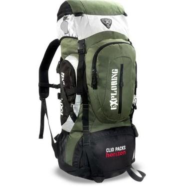 Imagem de Mochila resistente 70l viagem camping trilha pesca impermeável - Clio,
