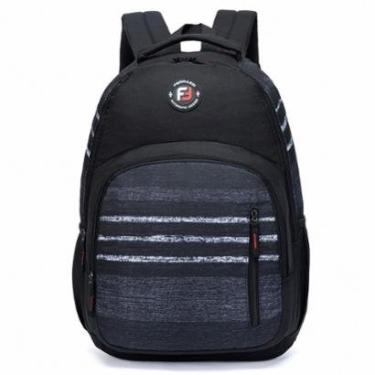 Imagem de Mochila Ferrazzi Masculina Escolar Resistente Espaçosa 22 Litros-Masculino