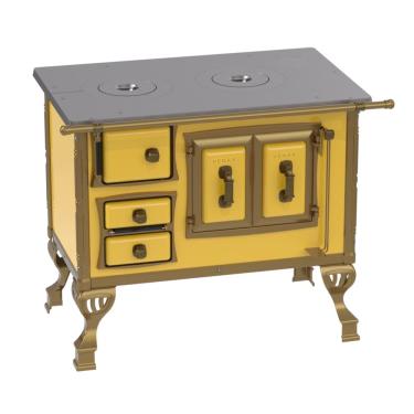 Imagem de Fogao a Lenha Venax n 1 Colonial Amarelo SD