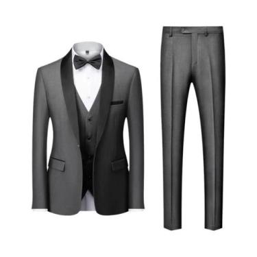 Imagem de Terno Masculino Casual De Negócios Para Casamento E Festa, Tamanhos M-