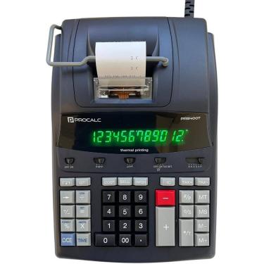 Imagem de Calculadora De Impressão 12 Dígitos Térmica Bivolt - Procalc