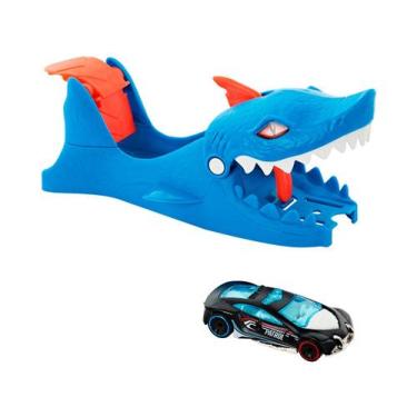 Imagem de Pista Hot Wheels City Lançador Nemesis Dinossauro GVF41 GVF42 - Mattel