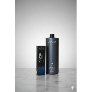 Imagem de KIT COLORAÇÃO GLOSS E OX para coloração de fios brancos 5 vol SEMELHAN