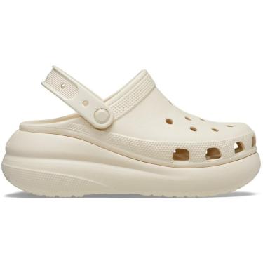 Imagem de Sandália Crocs Classic Crush Platform Clog Bone-Feminino