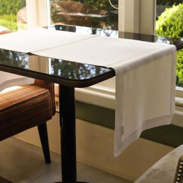 Imagem de Trilho de Mesa Branco - Poliéster, 40x120cm - Ateliê Panos