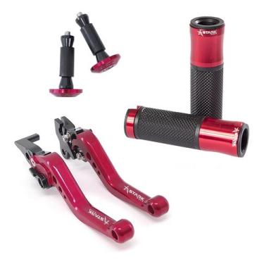 Imagem de Kit Manete Manopla Peso Twister Cb 250f Cb 300f Titan Fan - Stark Race