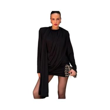 Imagem de Vestido Elegante Com Alças Almofadadas E Detalhes Em Renda Para Mulher