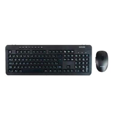 Imagem de Combo Teclado + Mouse sem fio Multilaser TC250 Recarregável