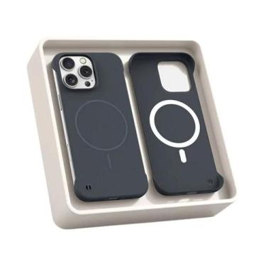 Imagem de Capa Ultrafina Fosca Sem Borda De PC Para iPhone Magsafe 17 16E 16 15 