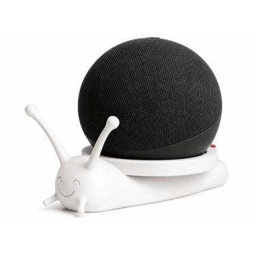 Imagem de Suporte para Alexa Echo Dot Caracol Decorativa - 3D Think BR, Cinza
