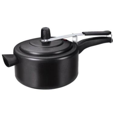 Imagem de Panela de Pressão Fortaleza Preta 3 Litros, 3L, Preto