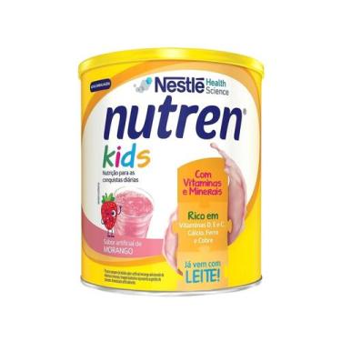 Imagem de Complemento Alimentar Nutren Kids Nestlé Morango 350g