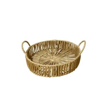 Imagem de Cesta Redondo Vime 34cm - Tok da Casa