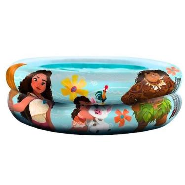 Imagem de Piscina Inflavel Infantil 21L 60cm 2 Aneis Moana 2 Disney - Elitoys, M
