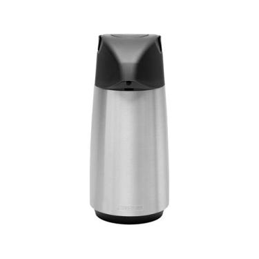 Imagem de Garrafa Térmica Tramontina Exata 61641500 1L Inox e Preto, 1L, Inox e 