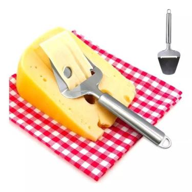 Imagem de Cortador Fatiador De Queijo Modelo Luxo Espatula Aço Inox - ART HOUSE