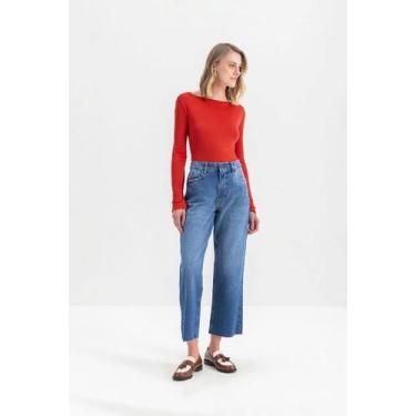 Imagem de Blusa feminina essendi P, P, Laranja médio