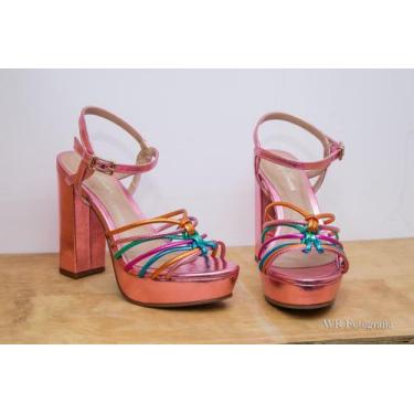 Imagem de Sandalia Plataforma  Summer  Salto 12cm - Lily Flower