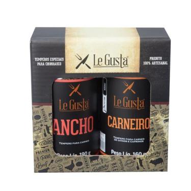 Imagem de Kit Churrasqueiro Tempero Ancho e Carneiro - Le Gusta