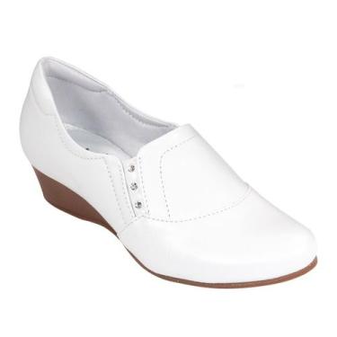 Imagem de Sapato Anabela Feminino Para Médica Enfermeira Clínica Camareira Estet