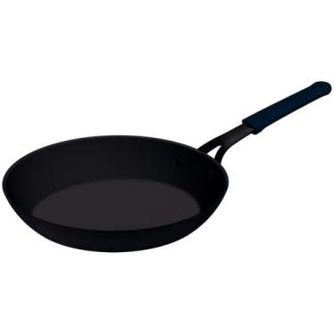 Imagem de Frigideira Profissional em Ferro 24 cm 1,3 L Tramontina, Preto, 24cm, 