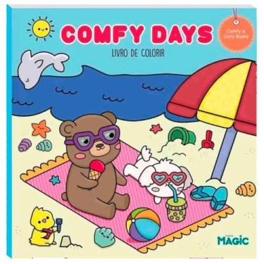 Imagem de Livro de Colorir Infantil Comfy Days Estilo Bobbie Goods