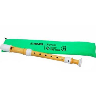 Imagem de Flauta Yamaha Soprano Barroca Yrs-402b JAPAN ecologica