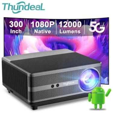 Imagem de Projetor Thundeal Td98w 12000 Lúmens Android FullHD Dual Wifi Bluetoot