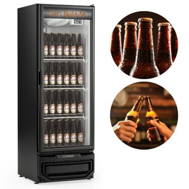 Imagem de Cervejeira Vertical 410 Litros Porta de Vidro LED Painel Digital GCB-40V Gelopar