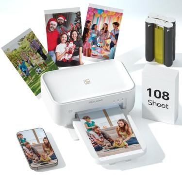 Imagem de Impressora fotográfica HPRT CP4100 de sublimação de tinta 4x6 com 108 