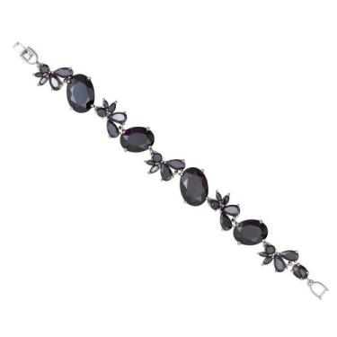 Imagem de Bracelete Zircônia BL0282 - Akasaki, Prateado, Preto