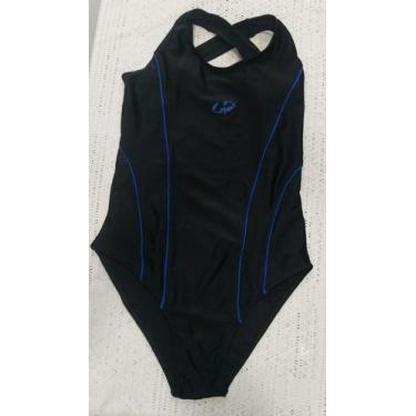 Imagem de Maiô Lycra Com Viés - Hammerhead, Preto, Azuz, GG