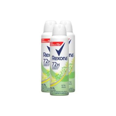 Imagem de Kit Desodorante Rexona Erva Doce 150ml c/3