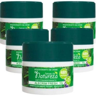 Imagem de Kit 5 Desodorante Em Creme Alecrim Fresh - Biocare