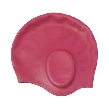 Imagem de Touca De Natação De Silicone Durável Para Adultos E Adolescentes Com B