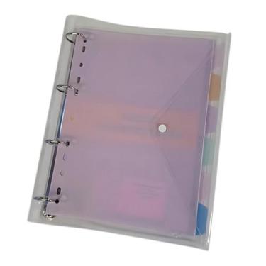 Imagem de Fichário Universitário Argolado Cristal Transparente Bloco 96 folhas T