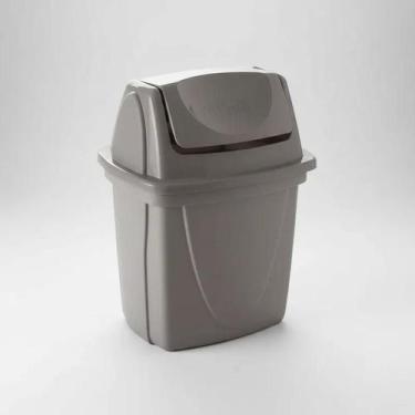 Imagem de Lixeira de Pia Basculante 4,9 Litros Fendi de Plástico para Cozinha Es