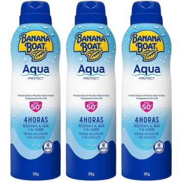 Imagem de Kit 3 Protetor Solar Banana Boat Aero Aqua Protect Fps 50